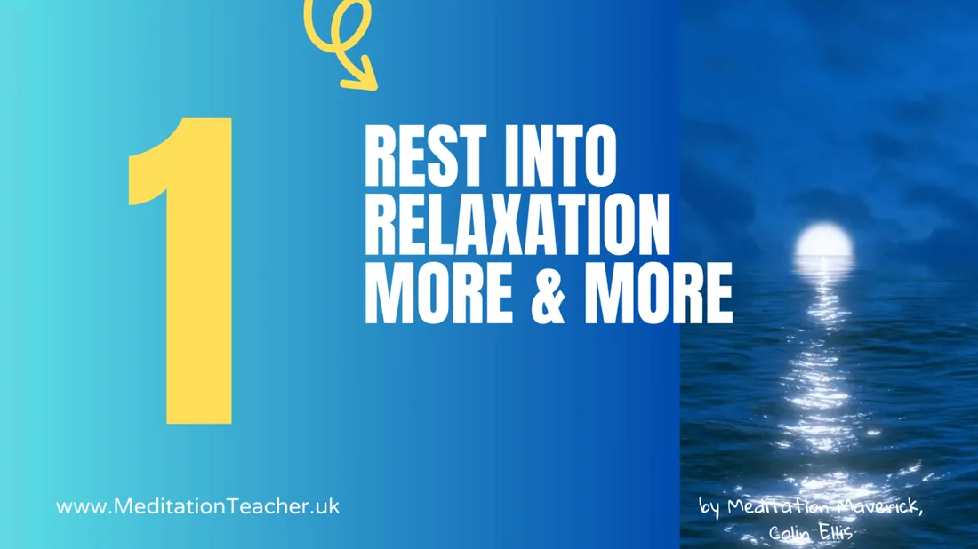 Meditation tip from the mini-course — tip one of ten